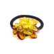 Amber Flower Hair Tie, image 