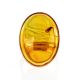 Amber Gold Plated Cocktail Ring With Insects The Clio, Ring Size: Adjustable, image , picture 4