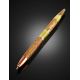Handcrafted Wooden Ball Pen With Honey Amber, image , picture 2
