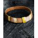 Wooden Choker With Honey Amber And Silver The Indonesia, image , picture 2