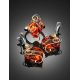 Handcrafted Amber Ring In Gold Plated Silver The Rialto, Ring Size: Adjustable, image , picture 4