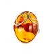 Gold Plated Amber Cocktail Ring The Meridian, Ring Size: Adjustable, image , picture 3