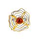 Ажурное кольцо из серебра с позолотой и натурального янтаря «Адонис» 16.5, Ring Size: 13 / 22, image , picture 4