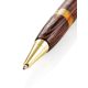 Handcrafted Wenge Wood Pen With Honey Amber The Indonesia, image , picture 4
