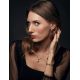 Green Amber Gold-Plated Earrings The Helios, image , picture 4