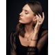 Sun Shaped Amber Earrings In Gold-Plated Silver The Helios, image , picture 4