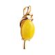 Fabulous Gold-Plated Pendant With Honey Amber The Sigma, image , picture 4