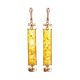 Exotic Style Amber Dangle Earrings The Kenya, image , picture 5