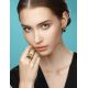 Gold-Plated Earrings With Cognac Amber The Triumph, image , picture 4
