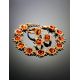 Gold-Plated Earrings With Amber The Helios, image , picture 5