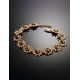 Link Amber Bracelet In Gold Plated Silver The Helios, image , picture 2
