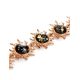 Link Amber Bracelet In Gold Plated Silver The Helios, image , picture 3