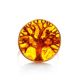 The Tree Of Life Ring Made With Amber and Gold-Plated Silver, Ring Size: 13 / 22, image , picture 3