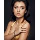 Gold-Plated Ring With Green Amber The Brunia, Ring Size: 13 / 22, image , picture 3