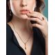 Lovely Cognac Amber Ring In Gold-Plated Silver The Adagio, Ring Size: 11.5 / 21, image , picture 4