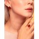 Сlassic Gold-Plated Cocktail Ring With Cognac Amber The Suite, Ring Size: 11.5 / 21, image , picture 6