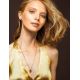 Gold-Plated Earrings With Cognac Amber The Colombina, image , picture 3