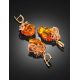 Sparkling Handmade Amber Pendant In Sterling Silver the Dew, image , picture 4