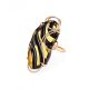 Wonderful Amber Ring In Gold The Electra, Ring Size: 13 / 22, image , picture 3