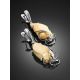 Handcrafted Silver Dangles With Mammoth Tusk The Era, image , picture 2