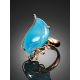 Gold Plated Silver Cocktail Ring With Chalcedony The Serenade, Ring Size: Adjustable, image , picture 2