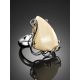 Handcrafted Silver Ring With Mammoth Tusk The Era, Ring Size: Adjustable, image , picture 2