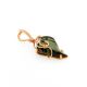 Gold-Plated Pendant With Bright Synthetic Tourmaline The Serenade, image , picture 3