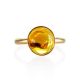 Baltic Amber Ring With Fly Inclusion The Clio, Ring Size: 6 / 16.5, image , picture 4
