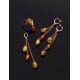 Multicolor Amber Ring In Gold-Plated Silver The Casablanca, Ring Size: 11 / 20.5, image , picture 5
