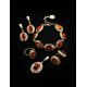 Drop Amber Earrings In Gold-Plated Silver The Ellas, image , picture 4