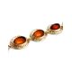Link Amber Bracelet In Gold Plated Silver The Ellas, image , picture 3