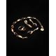 Cherry Amber Earrings In Gold-Plated Silver The Peony, image , picture 4