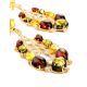 Gold-Plated Drop Earrings With Multicolor Amber The Verdi, image , picture 4
