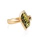 Green Amber Golden Ring, Ring Size: 8.5 / 18.5, image , picture 3