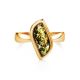 Green Amber Golden Ring, Ring Size: 8.5 / 18.5, image , picture 4