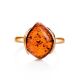 Amber Silver Ring In Gold-Plated Silver The Cat's Eye, Ring Size: 11.5 / 21, image , picture 5