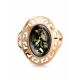 Golden Ring With Green Amber The Ellas, Ring Size: 11.5 / 21, image , picture 3