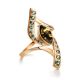 Amber Ring In Gold With Crystals The Raphael, Ring Size: 8 / 18, image , picture 4
