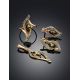 Amber Ring In Gold With Crystals The Raphael, Ring Size: 8.5 / 18.5, image , picture 5