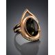 Golden Amber Ring With Green Crystals The Raphael, Ring Size: 8 / 18, image , picture 2