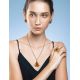 Refined Gold-Plated Earrings With Amber And Enamel The Verona, image , picture 7