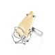 Silver Adjustable Ring With Mammoth Tusk The Era, Ring Size: Adjustable, image , picture 3