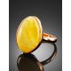 Lustrous Honey Amber Ring The Lagoon, Ring Size: 6.5 / 17, image , picture 3