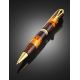 Designer Wooden Ball Pen With Bright Amber, image , picture 2