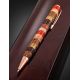 Handcrafted Wooden Pen With Honey Amber The Indonesia, image , picture 3