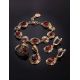 Amber Earrings In Gold-Plated Silver The Luxor, image , picture 4