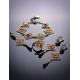 Gold-Plated Ring With Cognac Amber The Arabesque, Ring Size: 9.5 / 19.5, image , picture 6