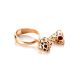Gold-Plated Ring With Cherry Amber The Geneva, Ring Size: 6 / 16.5, image , picture 3