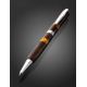 Handmade Wenge Wood Pen With Honey Amber The Indonesia, image , picture 2