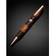 Wenge Wood Ball Pen With Baltic Amber, image , picture 2